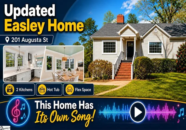 Photo 1 of Single family home for sale at 201 Augusta St, Easley, SC 29640 | MLS# 1585134 | Listing updated on 2026-07-27