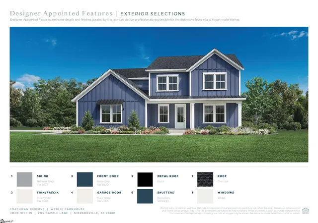 5th image of 205 Dapple Ln #Lot 19 Wrylie Farmhouse, Simpsonville, SC 29681 | MLS# 1592178
