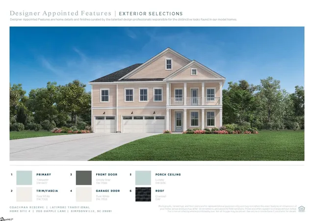 3rd image of 200 Dapple Ln #Lot 4 Latimore Traditional, Simpsonville, SC 29681 | MLS# 1590568