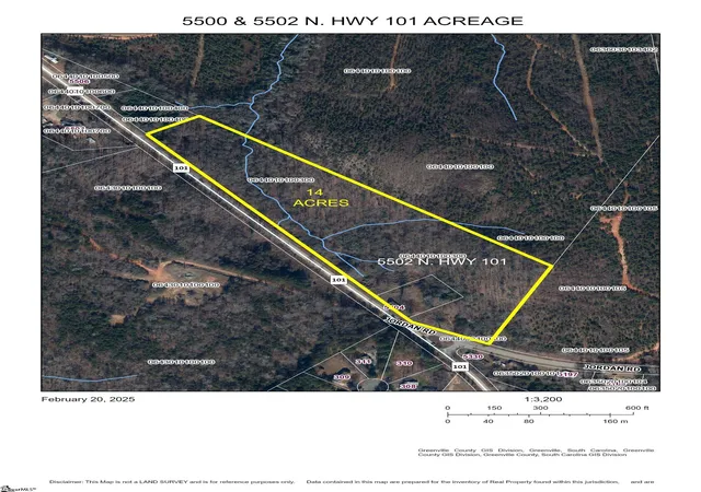 Photo 1 of Land for sale at 5502 N Hwy 101 Rd, Taylors, SC 29687 | MLS# 1548682 | Listing updated on 2025-02-25