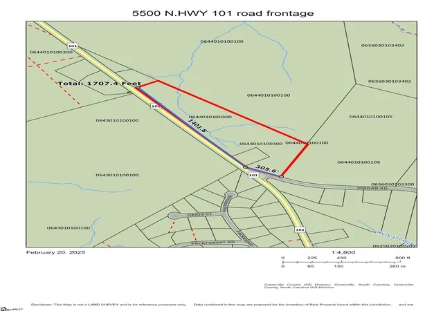 Photo 2 of Land for sale at 5502 N Hwy 101 Rd, Taylors, SC 29687 | MLS# 1548682 | Listing updated on 2025-02-25
