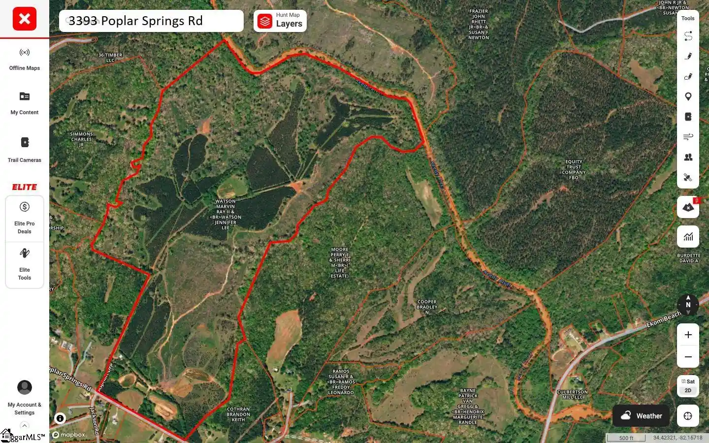 Photo 1 of Land for sale at 3393 Poplar Springs Rd, Ware Shoals, SC 29692 | MLS# 1606896 | Listing updated on 2026-10-16