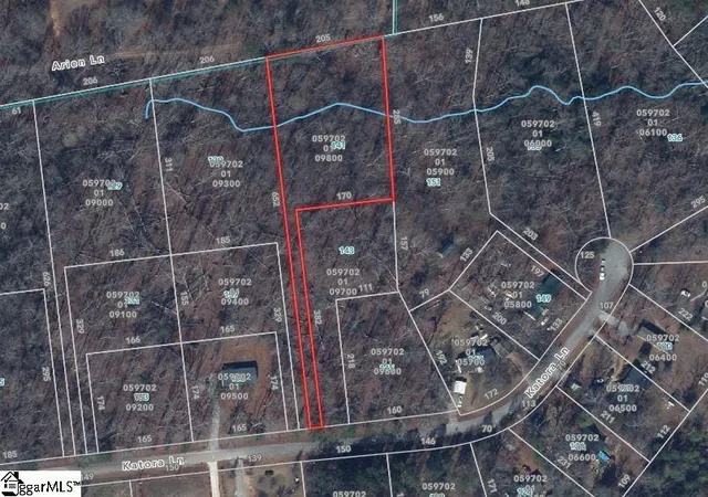 Photo 2 of Land for sale at 141 Katora Ln, Pelzer, SC 29669 | MLS# 1598909 | Listing updated on 2026-07-27