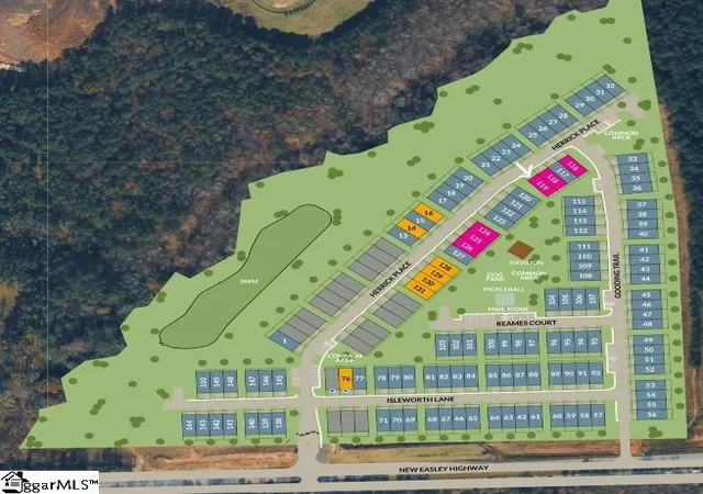 Photo 34 of Townhouse for sale at 154 Herrick Pl #LOT 119, Greenville, SC 29611 | MLS# 1584110 | Listing updated on 2026-09-27