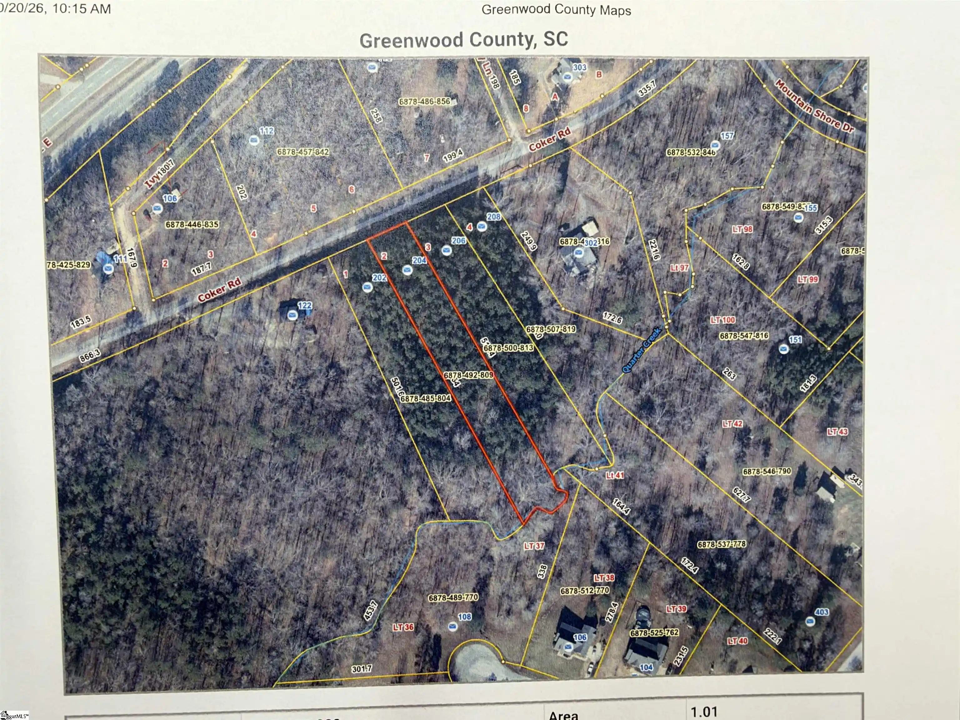 Photo 1 of Land for sale at 204 Coker Rd, Greenwood, SC 29649 | MLS# 1607157 | Listing updated on 2026-10-20