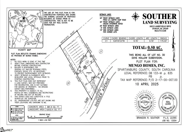 Homes for sale in Chesnee, SC | 410 Dodger Ave #Lot 30, Chesnee, SC 29323 | MLS# 1566603