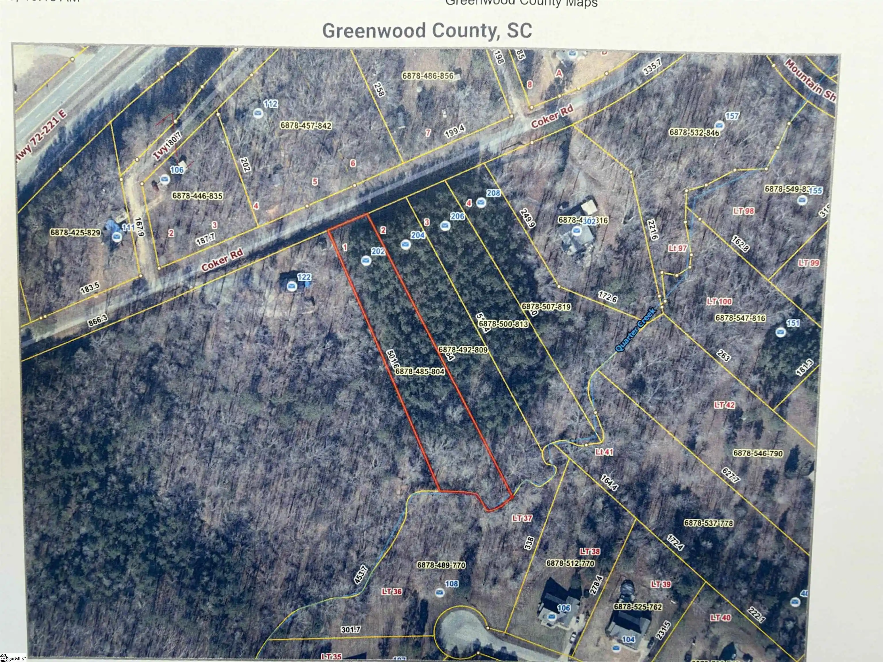 Photo 1 of Land for sale at 202 Coker Rd, Greenwood, SC 29649 | MLS# 1607155 | Listing updated on 2026-10-20