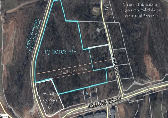 Photo 1 of Land for sale at 00 Prince Perry Rd, Easley, SC 29640 | MLS# 1488592 | Listing updated on 2026-08-05