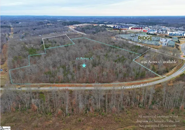 Photo 2 of Land for sale at 00 Prince Perry Rd, Easley, SC 29640 | MLS# 1488592 | Listing updated on 2026-08-05