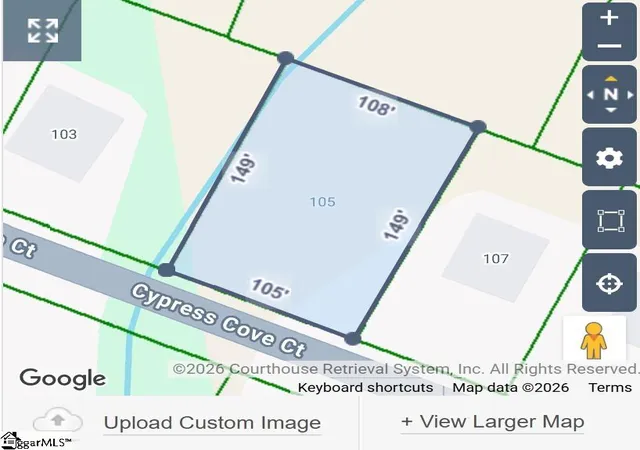 Photo 2 of Land for sale at 105 Cypress Cove Ct, Greenville, SC 29611 | MLS# 1596923 | Listing updated on 2026-07-07