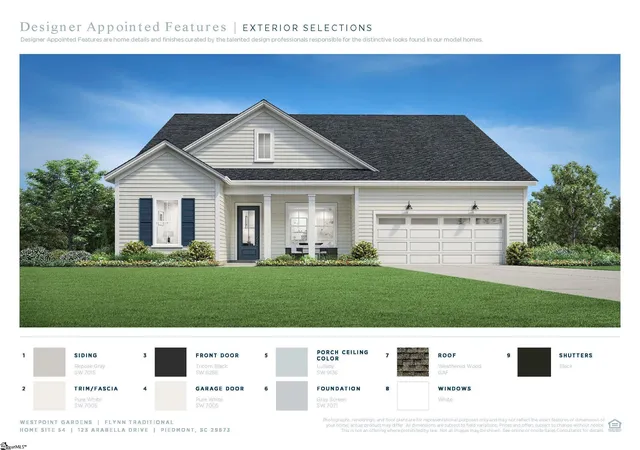 Photo 2 of Single family home for sale at 123 Arabella Dr, Piedmont, SC 29673 | MLS# 1594526 | Listing updated on 2026-10-22