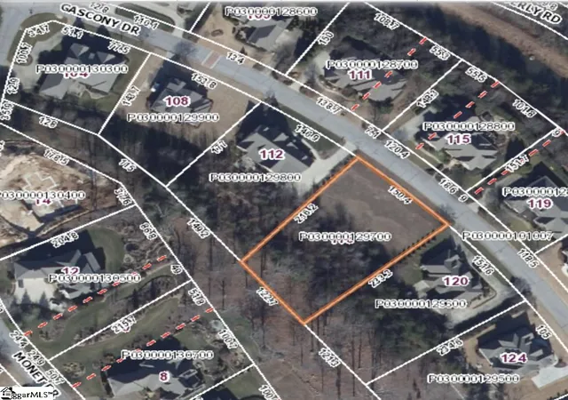 Photo 8 of Land for sale at 116 Gascony Dr Dr, Greenville, SC 29609 | MLS# 1575214 | Listing updated on 2026-08-29