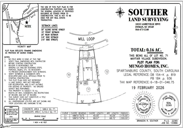 Homes for sale in Spartanburg, SC | 2285 Mill Loop #Lot 71, Spartanburg, SC 29301 | MLS# 1585565