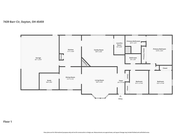 41st image of 7439 Barr Cir, Dayton, OH 45459 | MLS# 961394