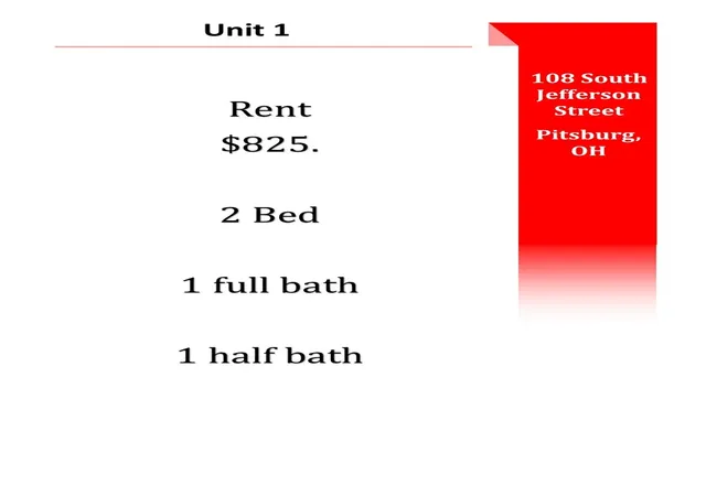 Photo 2 of Multi family home for sale at 108 Jefferson St, Pitsburg, OH 45358 | MLS# 964057 | Listing updated on 2026-07-13