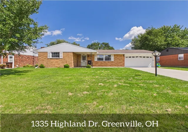 Photo 1 of Single family home for sale at 1335 Highland Dr, Greenville, OH 45331 | MLS# 967325 | Listing updated on 2026-08-28