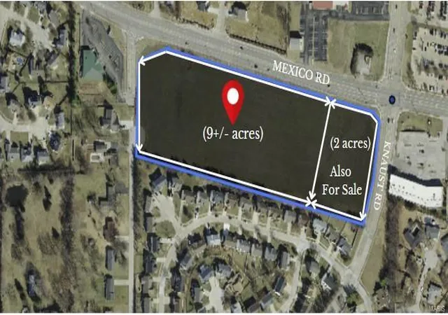 Photo 1 of Land for sale at 0 Mexico Rd, Saint Peters, MO 63376 | MLS# 22032692 | Listing updated on 2024-01-11
