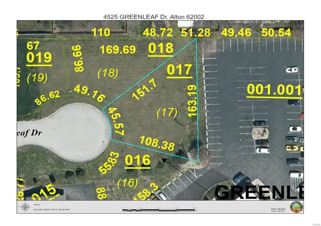 Photo 1 of Land for sale at 4525 Greenleaf Dr, Alton, IL 62002 | MLS# 23009212 | Listing updated on 2023-03-01