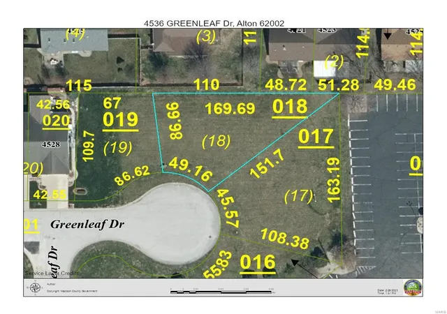 Photo 1 of Land for sale at 4536 Greenleaf Dr, Alton, IL 62002 | MLS# 23009229 | Listing updated on 2023-03-01