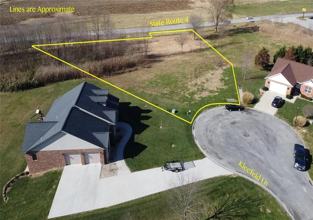 Photo 2 of Land for sale at 964 Kleefeld Ln, Saint Libory, IL 62282 | MLS# 23073277 | Listing updated on 2024-05-02