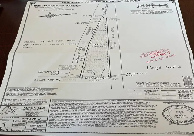 Photo 3 of Land for sale at 4929 Parker Ave, Saint Louis, MO 63139 | MLS# 24023794 | Listing updated on 2024-10-05