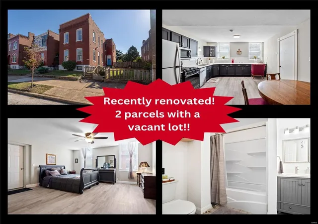 Multi family home for sale at 2822 Mcnair Ave, Saint Louis, MO 63118 | MLS# 24041587 | Listing updated on 2024-11-27