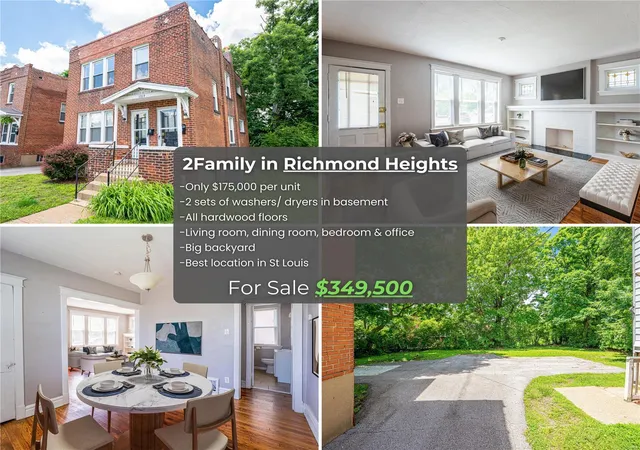 Photo 1 of Multi family home for sale at 1319 Woodland Dr, Saint Louis, MO 63117 | MLS# 24074165 | Listing updated on 2024-12-03