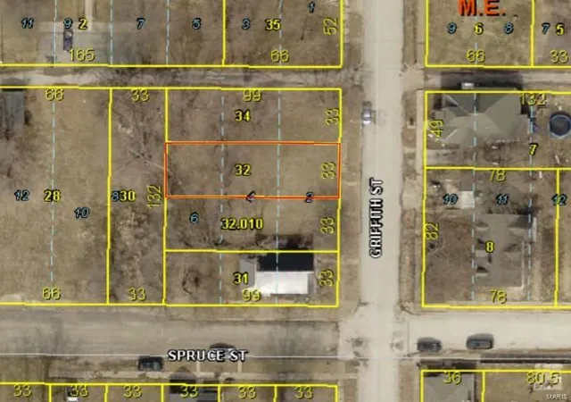 Photo 1 of Land for sale at 317 S Griffith St, Hannibal, MO 63401 | MLS# 25000434 | Listing updated on 2025-01-05