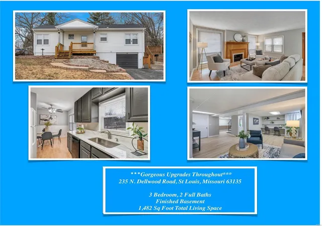1st image of 235 N Dellwood Rd, Saint Louis, MO 63135 | MLS# 25006584