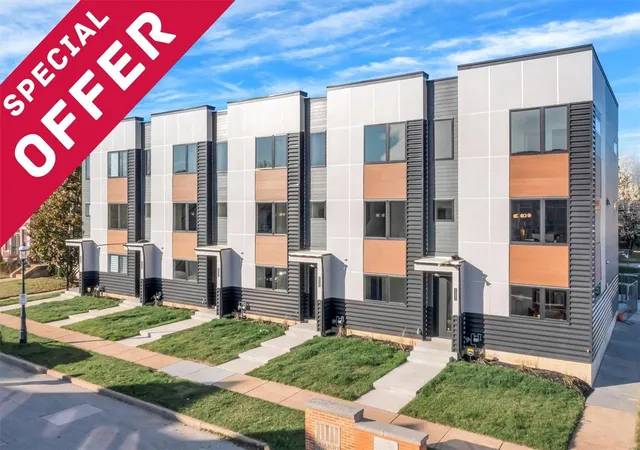 Photo 1 of Townhouse for sale at 4201 Olive St, Saint Louis, MO 63108 | MLS# 25008755 | Listing updated on 2025-03-03