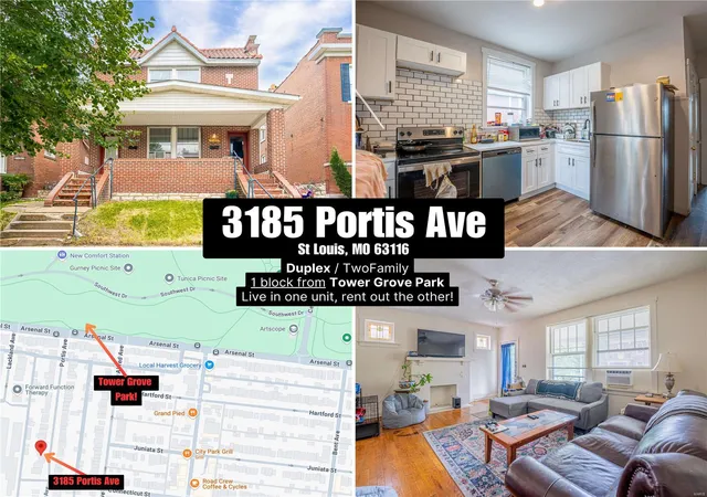 Photo 1 of Multi family home for sale at 3185 Portis Ave, Saint Louis, MO 63116 | MLS# 25010254 | Listing updated on 2025-03-03