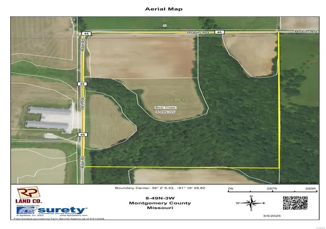 Photo 1 of Land for sale at 0 Robin Rd, Bellflower, MO 63333 | MLS# 25013086 | Listing updated on 2025-03-06