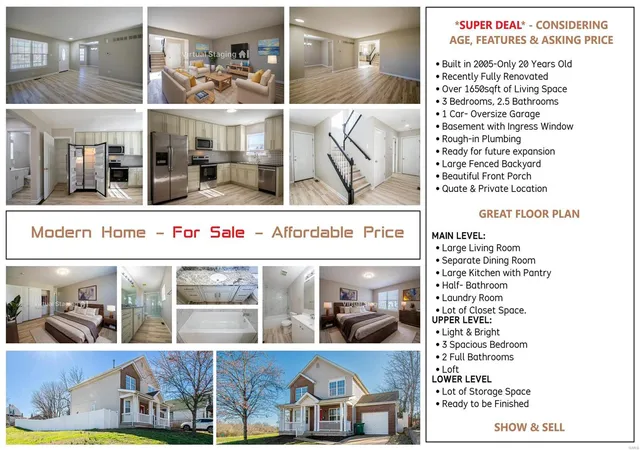 Photo 1 of Single family home for sale at 6140 Minerva Ave, Saint Louis, MO 63133 | MLS# 25015739 | Listing updated on 2025-03-20