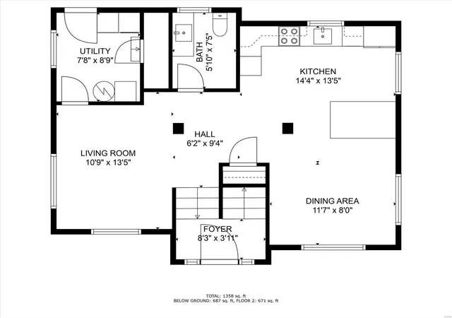 Photo 2 of Single family home for sale at 545 Grove Ave, Wood River, IL 62095 | MLS# 25016305 | Listing updated on 2025-03-20