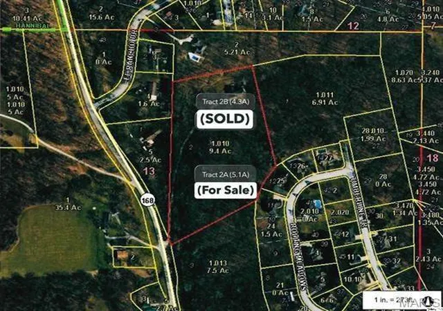 Photo 1 of Land for sale at 9608 Hwy 168, Hannibal, MO 63401 | MLS# MIS25073497 | Listing updated on 2026-05-18