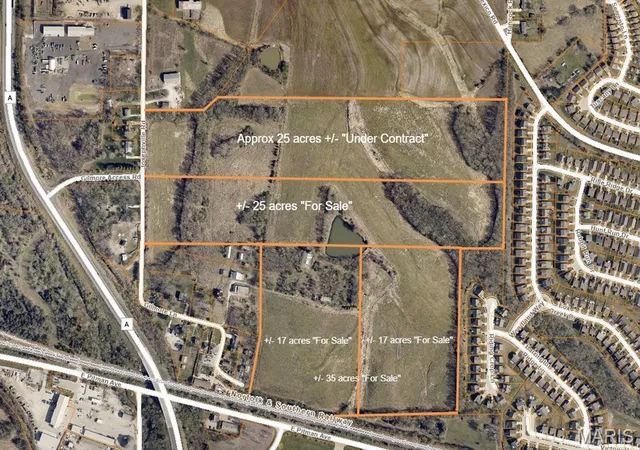 Land for sale at 35 Acres Gilmore Ln, Wentzville, MO 63385 | MLS# MIS26008329