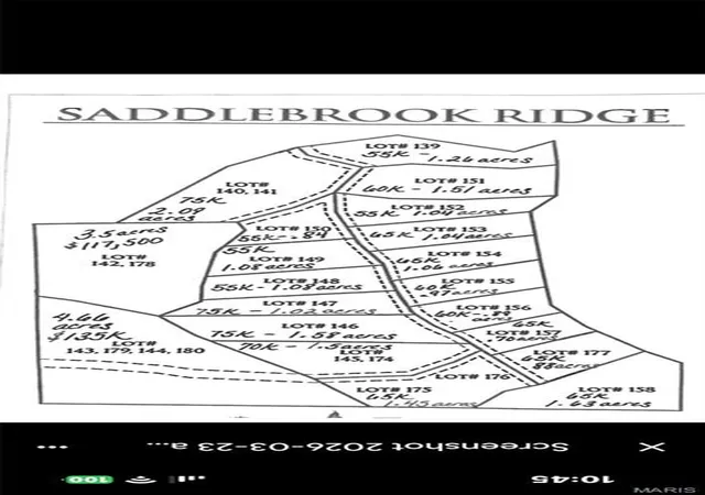 Photo 2 of Land for sale at Lot 149 Saddlebrooke Ridge, Jackson, MO 63755 | MLS# MIS26017909 | Listing updated on 2026-04-24