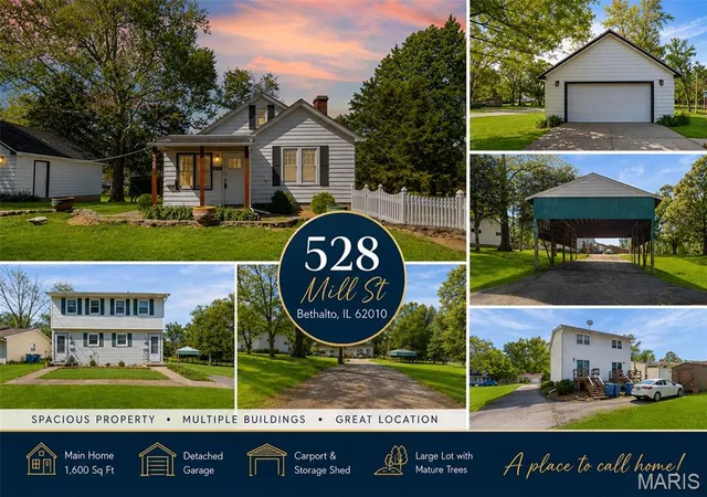 1st image of 528, 530a&b Mill St, Bethalto, IL 62010 | MLS# MIS26021600