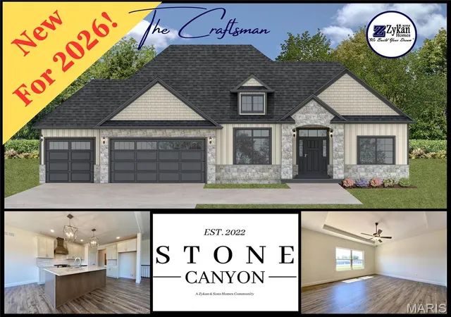1st image of 1 Craftsman @ Stone Canyon, Foristell, MO 63348 | MLS# MIS26025860