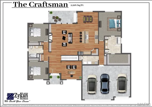 2nd image of 1 Craftsman @ Stone Canyon, Foristell, MO 63348 | MLS# MIS26025860