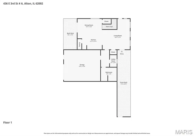 46th image of 436 E 3rd St #A, Alton, IL 62002 | MLS# MIS26028781