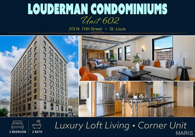 Photo 1 of Condo for sale at 315 N 11th St #602, Saint Louis, MO 63101 | MLS# MIS26029563 | Listing updated on 2026-07-20