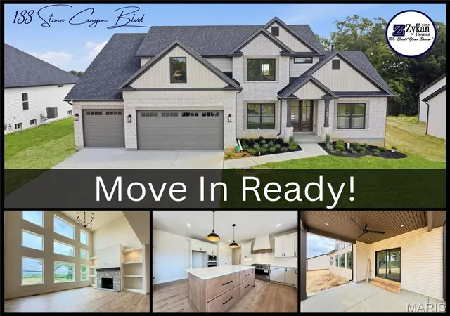 Photo 1 of Sale Pending at 133 Stone Canyon Blvd, Foristell, MO 63348 | MLS# MIS26030156 | Listing updated on 2026-09-20