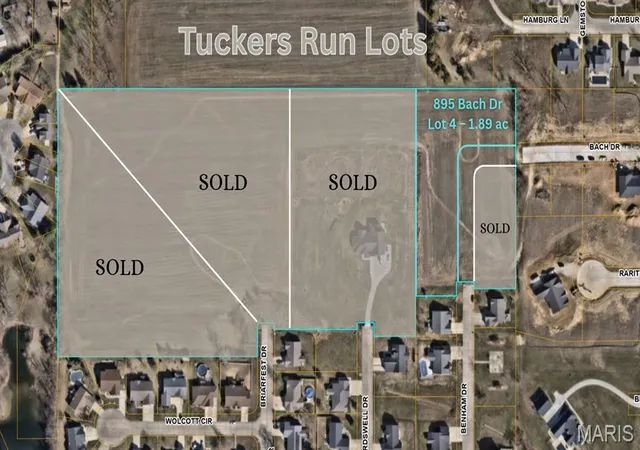 Land for sale at 895 Bach Dr, Millstadt, IL 62260 | MLS# MIS26032603