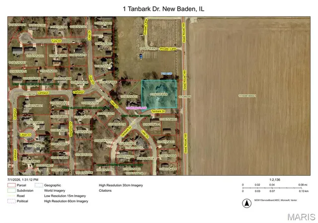 Homes for sale in New Baden, IL | 1 Tanbark Dr, New Baden, IL 62265 | MLS# MIS26037130