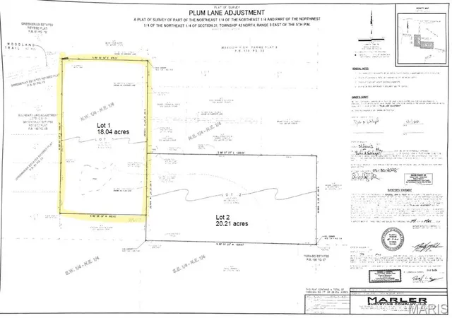 Homes for sale in Dittmer, MO | 0 Hardship Lot 1, Dittmer, MO 63023 | MLS# MIS26040774
