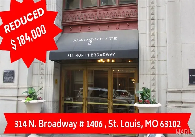 Condo for sale at 300 N Broadway #1406, St Louis, MO 63102 | MLS# MIS26040801