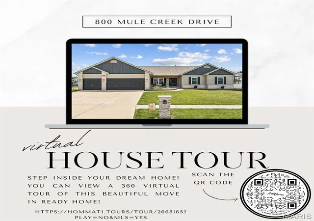 2nd image of 800 Mule Creek Dr, Wentzville, MO 63385 | MLS# MIS26041705