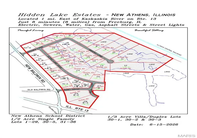 Photo 4 of Land for sale at 2803 Scenic Lake Dr, New Athens, IL 62264 | MLS# MIS26045914 | Listing updated on 2026-07-23