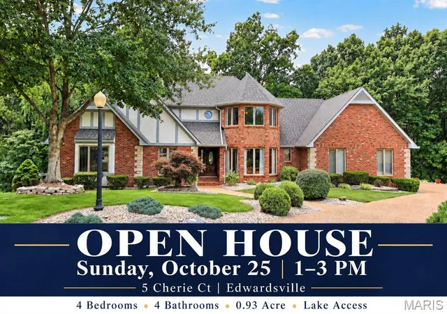 Photo 1 of Single family home for sale at 5 Cherie Ct, Edwardsville, IL 62025 | MLS# MIS26046634 | Listing updated on 2026-10-23